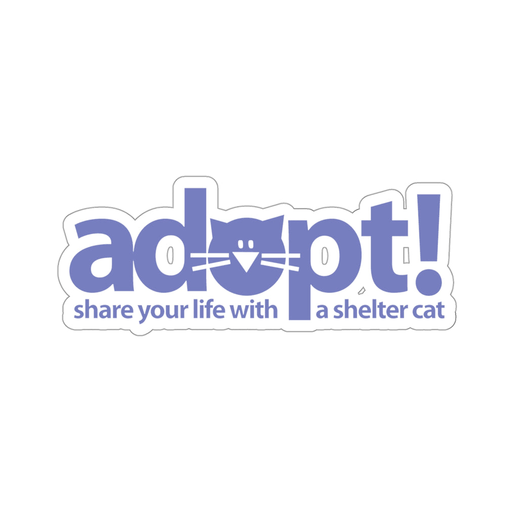 ADOPT! a Shelter Cat Stickers
