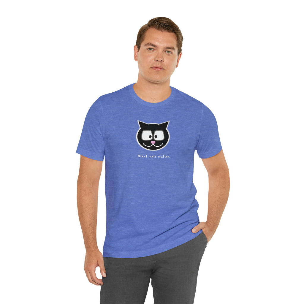 Black Cats Matter Unisex Jersey T-shirt