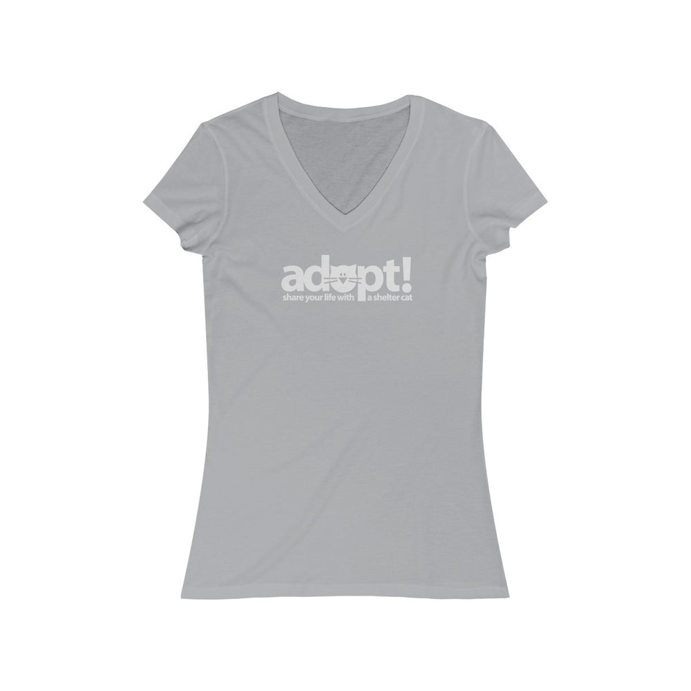 'Adopt!' Women's Short Sleeve V-Neck T-shirt