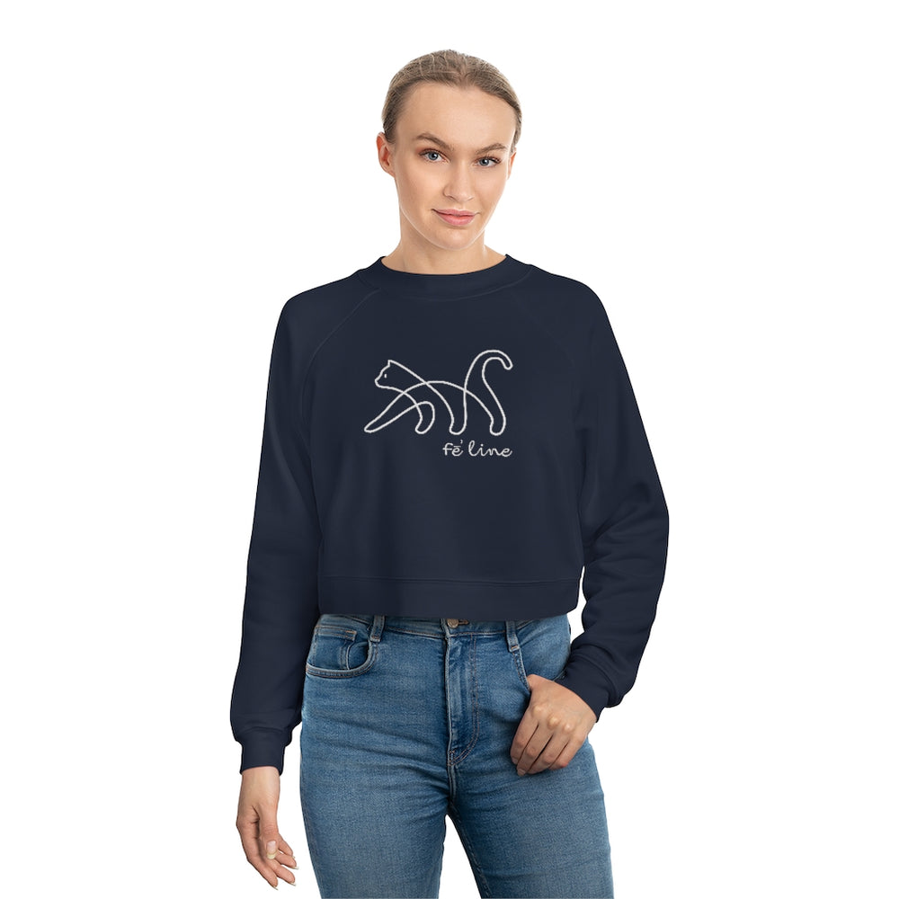 'Feline' Women's Pullover Fleece Sweatshirt