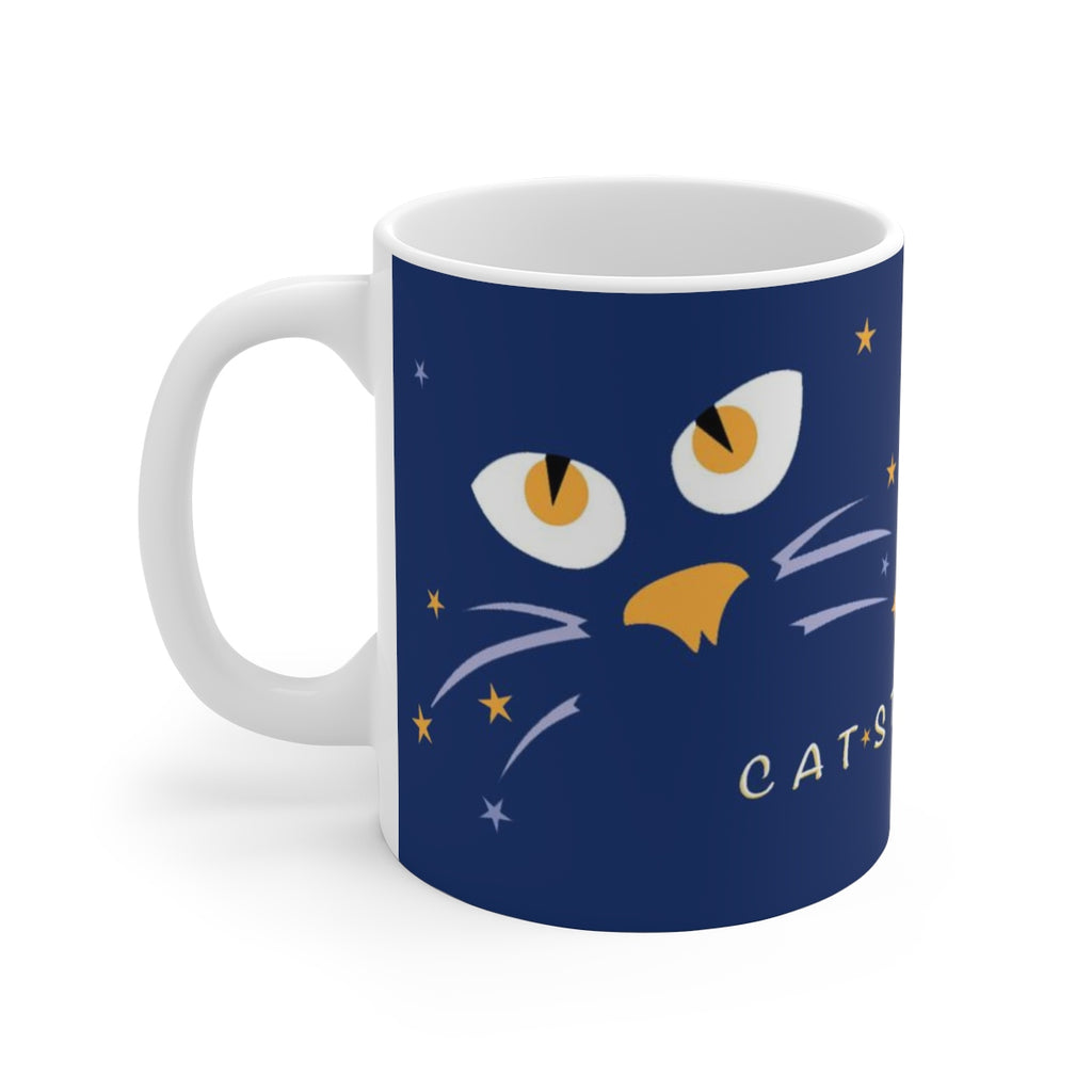Cat-Struck Ceramic Mug