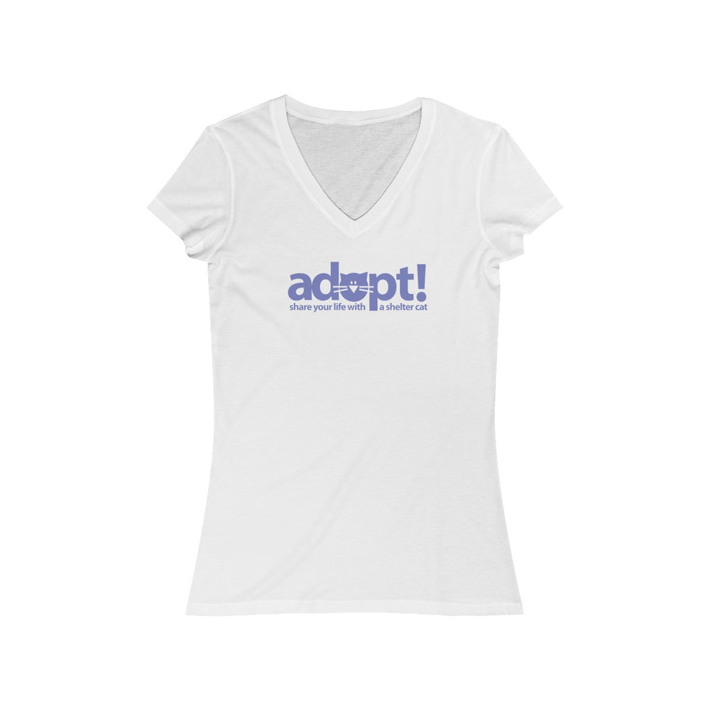 'Adopt!' Women's Short Sleeve V-Neck T-shirt